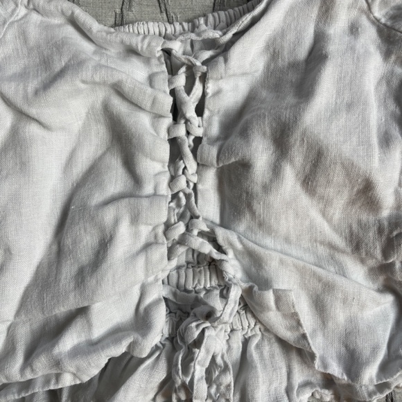 Zara Linen Blouse 3506/270/250 - Picture 3 of 7